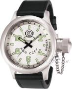 Invicta Herreur 7003 Russian Diver Hvid/Læder Ø51.5 mm