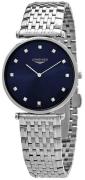 Longines Dameur L4.709.4.97.6 La Grande Classique De Blå/Stål Ø33