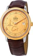 Omega Herreur 424.23.40.21.08.001 De Ville Prestige Guld/Læder