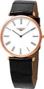 Longines Dameur L4.709.1.21.2 La Grande Classique De Hvid/Læder Ø33