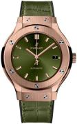 Hublot 565.OX.8980.LR Classic Fusion Grøn/Læder Ø38 mm