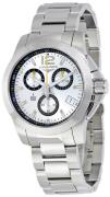 Longines Herreur L3.700.4.78.6 Conquest Sølvfarvet/Stål Ø41 mm