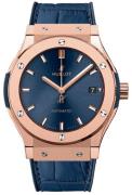 Hublot Herreur 511.OX.7180.LR Classic Fusion Blå/Læder Ø45 mm