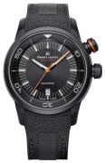Maurice Lacroix Herreur PT6248-PVB01-332-1 Pontos Sort/Gummi Ø43 mm