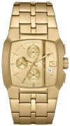 Diesel Herreur DZ4639 Cliffhanger Guldfarvet/Guldtonet stål Ø40 mm