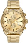 Diesel Herreur DZ4608 Spiked Guldfarvet/Guldtonet stål Ø49 mm