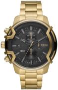 Diesel Herreur DZ4522 Griffed Sort/Guldtonet stål Ø48 mm