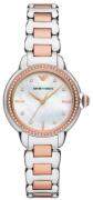 Emporio Armani Dameur AR11569 Mia Flerfarvet/Rosaguldtonet stål Ø32