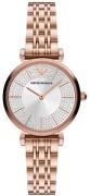 Emporio Armani Dameur AR11446 Gianni T-Bar Sølvfarvet/Rosaguldtonet