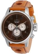 Invicta Herreur 30916 S1 Rally Brun/Læder Ø46 mm