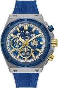 Guess Herreur GW0713G1 Masterpiece Blå/Læder Ø46 mm