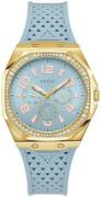 Guess Dameur GW0694L1 Multifunction Blå/Gummi Ø39.5 mm