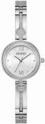 Guess Dameur GW0655L1 Bejewelled Sølvfarvet/Stål Ø27 mm