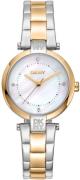 DKNY Dameur DK1L043M0075 Essential Mini Hvid/Guldtonet stål Ø28 mm