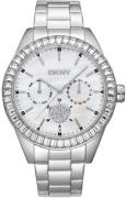 DKNY Dameur DK1L027M0015 Nolita Multi Glitz Hvid/Stål Ø40 mm