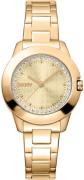 DKNY Dameur DK1L021M0055 Park Ave Logo Guldfarvet/Guldtonet stål