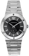 Versace Herreur VEVI00720 Greca Sort/Stål Ø41 mm