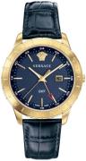 Versace Herreur VEBK00318 Univers Blå/Læder Ø43 mm