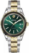 Versace Herreur VEQCA0524 Hellenyium Grøn/Gul guldtonet stål Ø42 mm