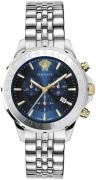 Versace Herreur VEV601923 Signature Blå/Stål Ø44 mm