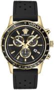 Versace Herreur VEZCA0224 Sport Sort/Læder Ø44 mm
