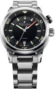 Maurice Lacroix Herreur PT6248-SS002-330 Pontos Sort/Stål Ø43 mm