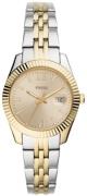 Fossil Dameur ES4949 Scarlette Mini Guldfarvet/Gul guldtonet stål
