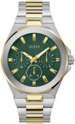 Guess Herreur GW0798G3 Dashboard Grøn/Gul guldtonet stål Ø46 mm