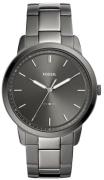 Fossil Herreur FS5459 The Minimalist Grå/Stål Ø44 mm