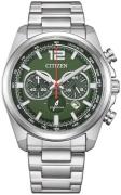 Citizen Herreur CA4640-50X Chrono Grøn/Stål Ø41 mm