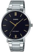 Casio Herreur MTP-VT01D-1BUDF Classic Sort/Stål Ø40 mm
