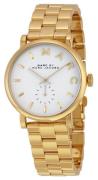 Marc by Marc Jacobs Dameur MBM3243 Baker Hvid/Gul guldtonet stål