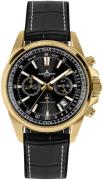 Jacques Lemans Herreur 1-2117E Liverpool Sort/Gummi Ø44 mm