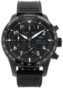 IWC Herreur IW388306 Pilots Sort/Gummi Ø41 mm
