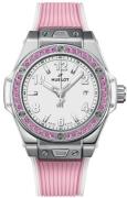 Hublot Dameur 485.SP.2210.RX.1233 Big Bang 33mm One Click Hvid/Gummi