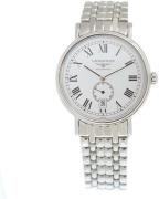 Longines Herreur L4.905.4.11.6 Presence Hvid/Stål Ø40 mm