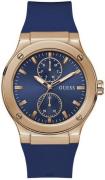Guess Herreur GW0491G4 Multifunction Blå/Gummi Ø45 mm