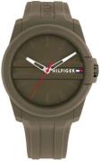 Tommy Hilfiger Herreur 1710599 Austin Grøn/Gummi Ø44 mm