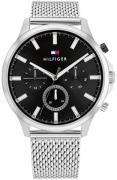 Tommy Hilfiger Herreur 1710498 Classic Sort/Stål Ø44 mm