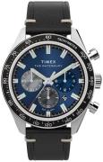 Timex Herreur TW2Y18600 The Waterbury Blå/Læder Ø41 mm