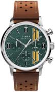 Timex Herreur TW2W99100 Marlin Grøn/Læder Ø40 mm