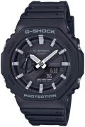 Casio Herreur GA-2100-1AER G-Shock Sort/Resinplast Ø45.4 mm