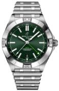 Breitling Herreur P323981A1L1A1 Chronomat 40 GMT Grøn/Stål Ø40 mm