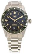 Longines Herreur L3.802.4.63.6 Spirit Zulu Time Sort/Stål Ø39 mm
