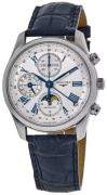 Longines Herreur L2.773.4.71.2 Master Collection Sølvfarvet/Læder