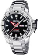 Festina Herreur F20665-4 The Original Diver Sort/Stål Ø46.3 mm