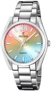 Festina Dameur F20622-H Boyfriend Flerfarvet/Stål Ø36.8 mm