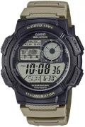 Casio Herreur AE-1000W-5AVEF Timeless Collection LCD/Gummi Ø43 mm