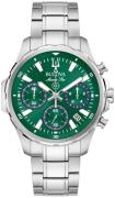 Bulova Herreur 96B465 Marine Star Grøn/Stål Ø43 mm