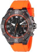 Invicta Herreur 39896 Aviator Sort/Gummi Ø50 mm